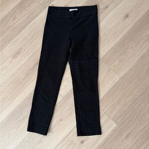 Margaret M Black Houndstooth Pants